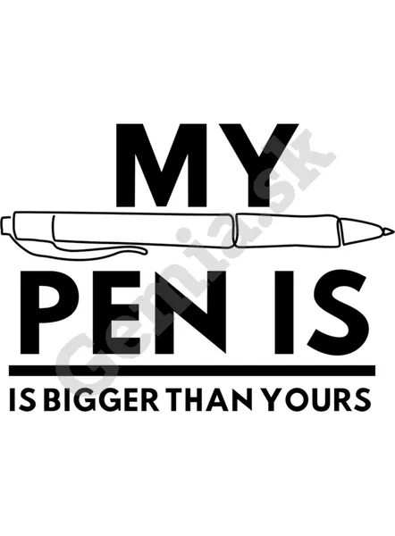 Vtipná-potlač-My-pen-Pánske-biele