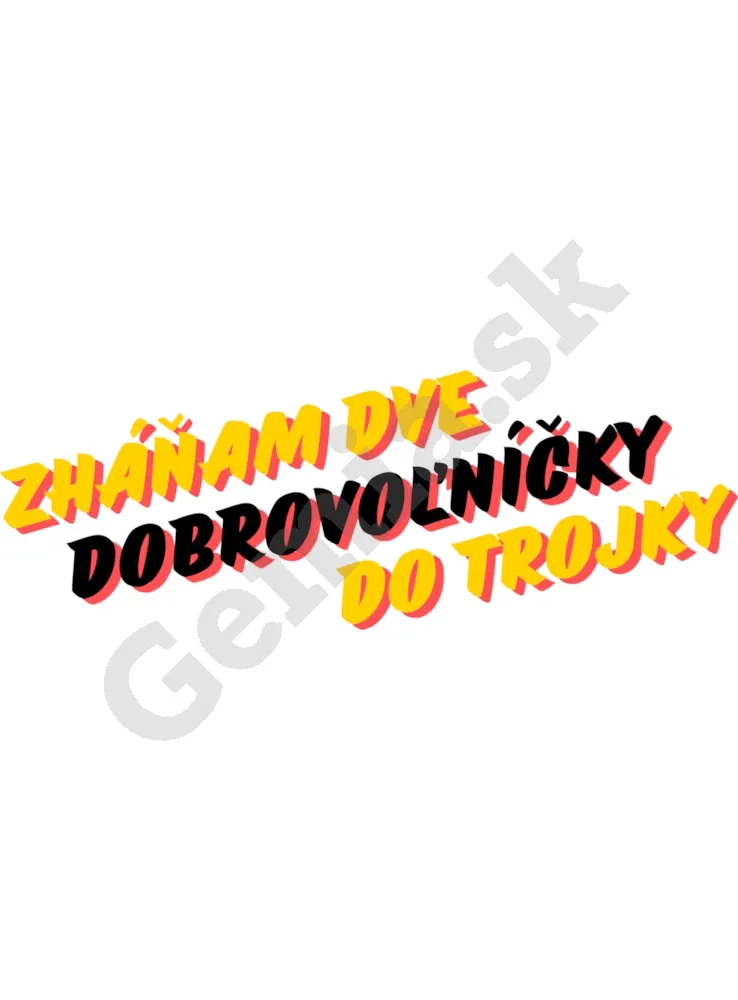 Vtipné-tričko-Zháňam-dobrovoľníčky-Pánske-biele
