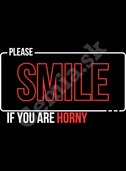 Vtipná-potlač-Horny-smile-Dámske-čierne