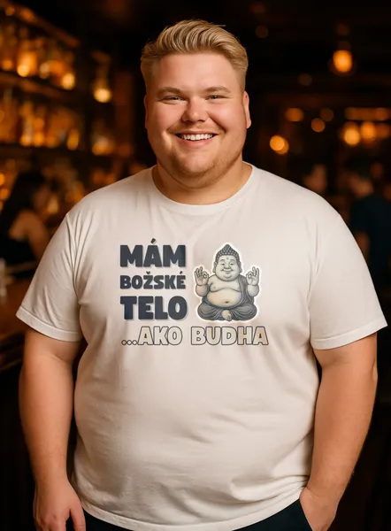 Vtipné-tričko-Mám-božské-telo-Pánske-biele