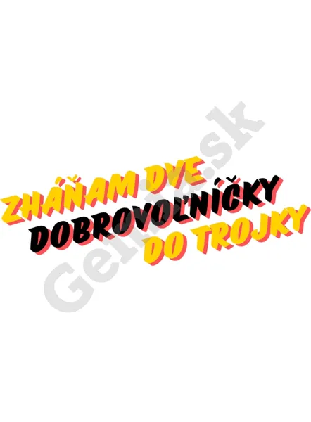 Vtipné-tričko-Zháňam-dobrovoľníčky-Pánske-biele